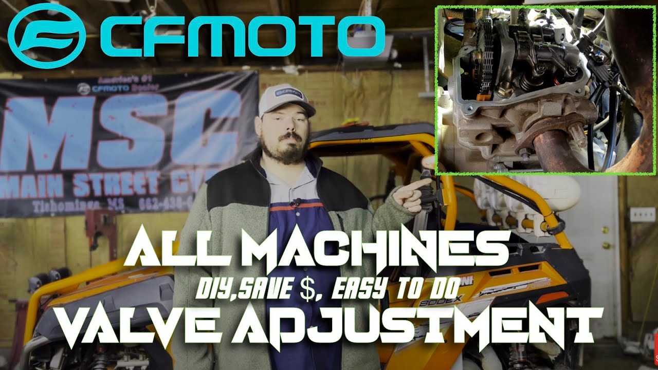 CFMOTO Valve Adjustment 800/1000/Z950 #CFMOTO #ZForce #Z950