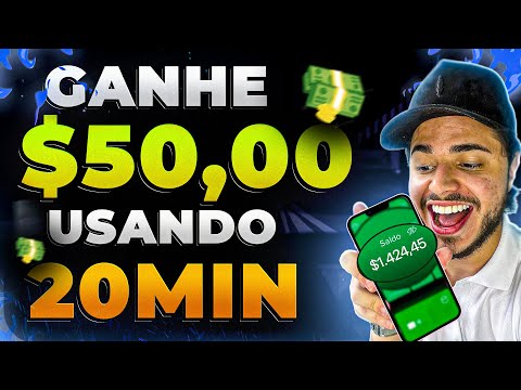 GANHE $50 DÓLARES POR DIA USANDO 20 MINUTOS! - Ganhar Dinheiro Online