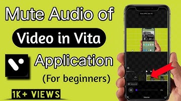 How to mute Audio of a video in Vita app || Vita app me sound ko kaise mute kare