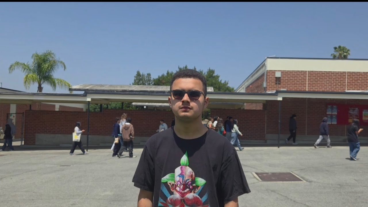 Psycho kid flees country