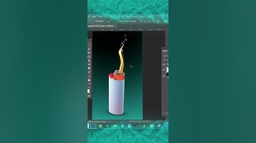 Flame Effect in Adobe Photoshop #shots_video #shorts #rajgraphicgyan