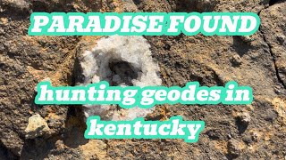 Looking for GEODES! Paradise Found at a Scenic View on Lake Cumberland, Kentucky