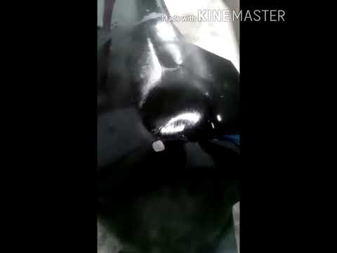 Как выправить бампер. Удаление вмятины. Лайфхак. Без покраски.  How to straighten the bumper. Removi