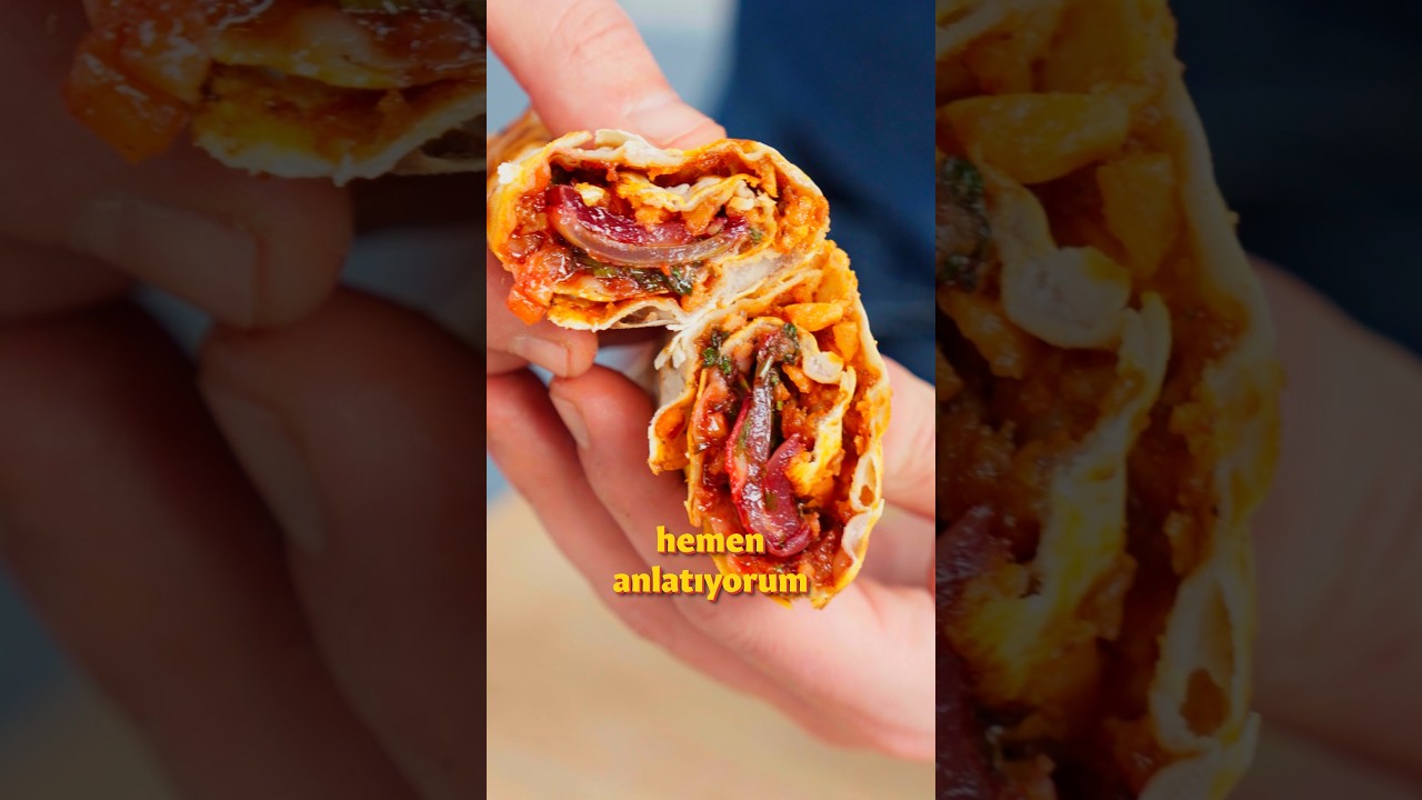 Müthiş Uyum 💯 Nar Ekşili Soğan Salatası ve Ayvalı Lahmacun 🤩 #yemekcom