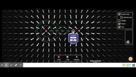 ‪‪Charges and Fields‬ Simulation part 5