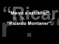Me va a extrañar / Ricardo Montaner