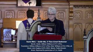 St. Paul's Woodstock NB - February 22, 2026 with Rev. Shirley DeMerchant