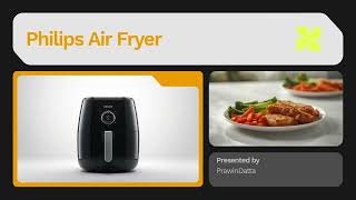 PHILIPS Air Fryer with touch panel uses up to 90% less fat, 1700W, 6.2 Liter https://amzn.to/3P7V9Pq