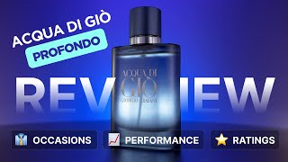 Giorgio Armani  Acqua di Giò Profondo Fragrance Review