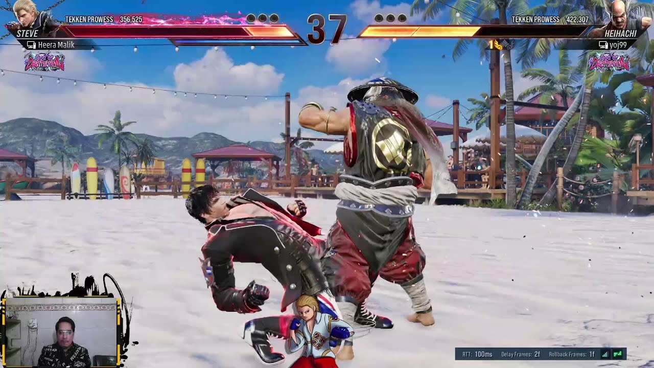 Hardest and Most Technical Steve Combo done in Real Match !