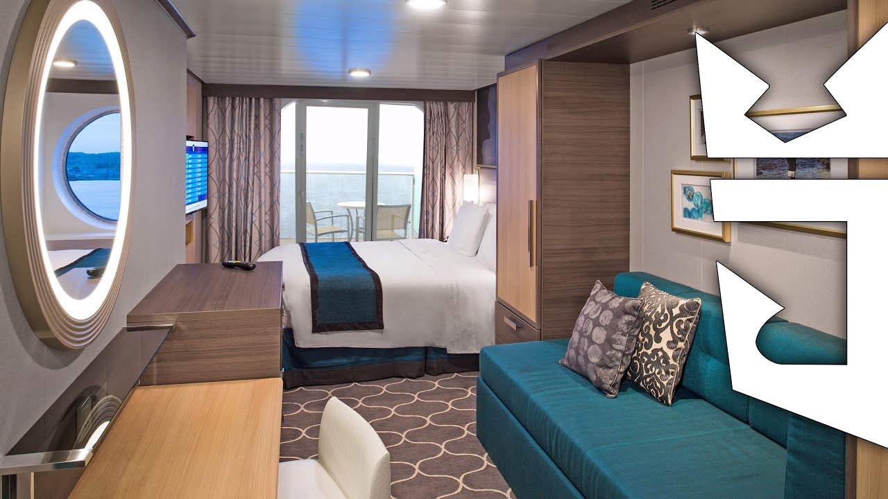 [4K] Balcony and Suite Stateroom Royal Caribbean Harmony of the