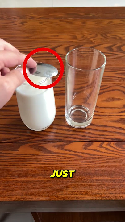 The Perfect Trick to Avoid Spilling Milk