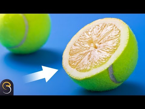Photoshop Manipulation: Lemon Tennis Ball