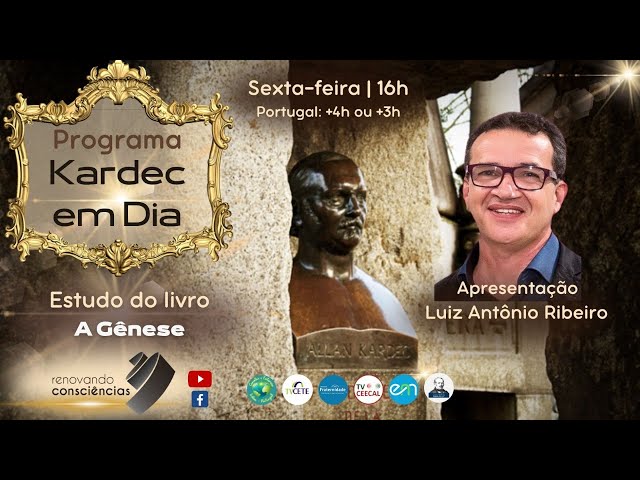 KARDEC EM DIA - A GÊNESE COM LUIZ ANTÔNIO - SE