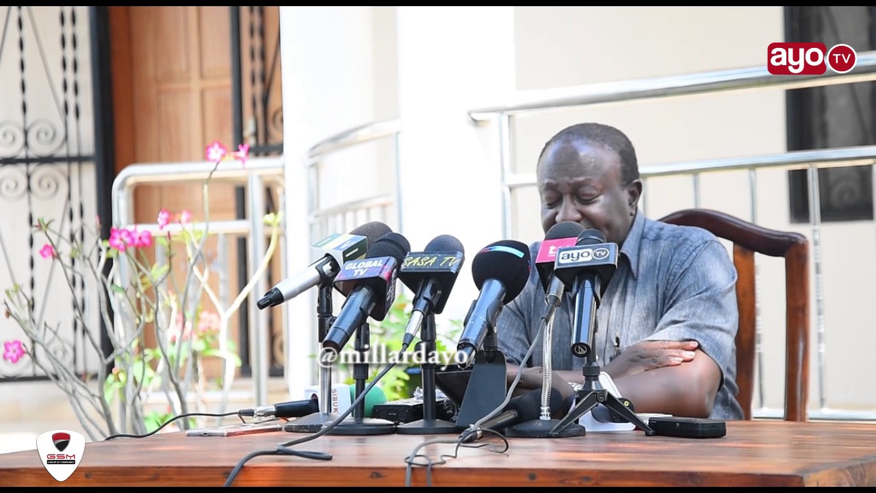 Waziri Mwakyembe baada ya kumaliza msiba wa mkewe