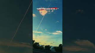 #Rocket 🚀 #RocketLaunch #SkyWatch #IntoTheSky #SpaceVibes #CloudTrail #AviationLovers #SkyLovers