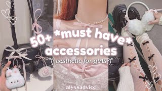 50 aesthetic accessories every girl NEEDS 🩰 | cutesy & elegant ⋆  𐙚 ˚ screenshot 3