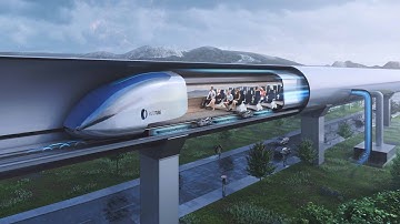 Hyperloop Train, Futuristic Transport