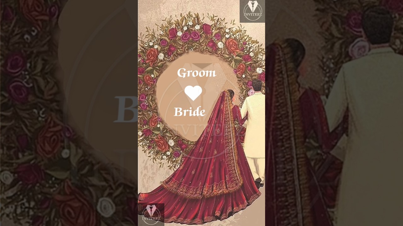 Muslim Wedding Invite | Customized Digital Invitation Video |