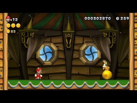princess peach coloring pages New Super Mario Bros. U - Acorn Plains - Lemmy's Swingback Castle