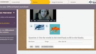 Wizer Fill in the Blank screenshot 2