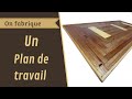 Comment faire un plan de travail avec du bois de récupération?