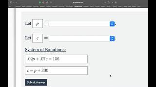 Write System of Equations from Context VIDEO LESSON