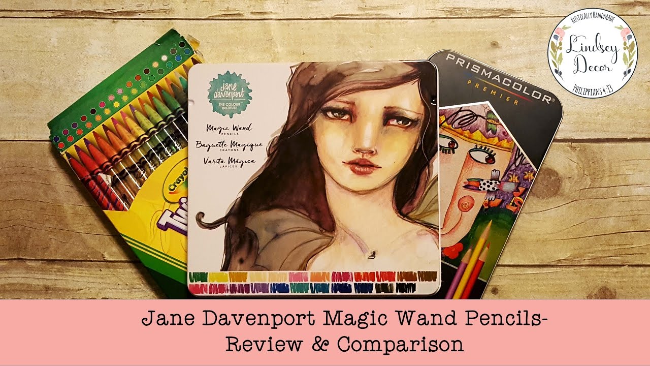 Jane Davenport Magic Wand Pencils Review Comparison Art Journal Pages Bible Art Journaling Magic Wand