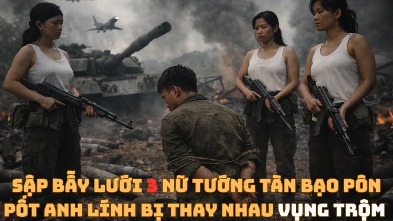 Sập Bẫy Lưới 3 Nữ Tướng Tàn Bạo Pôn Pốt Anh Lính Bị Thay Nhau Vụng Trộm #chientruongk #kyucnguoilinh