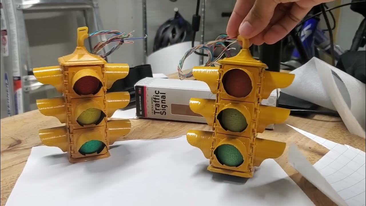 Mini 4Way Span Wire Traffic Lights YouTube