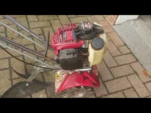 MANTIS TILLER, HONDA GX25 4-STROKE ENGINE *NO VAT* - YouTube