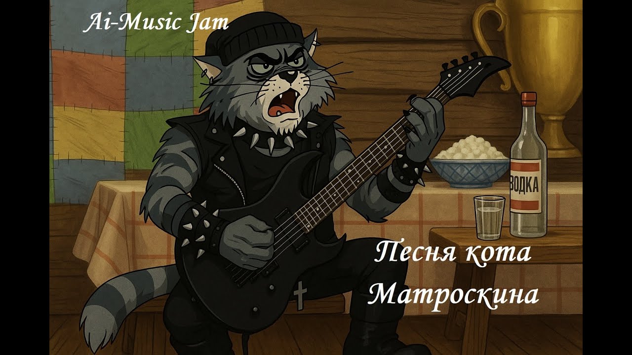 Песня кота Матроскина ("Зима в Простоквашино") Gothic Doom metal ! (Ai)