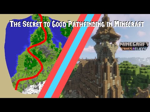 The Secret to Good Pathfinding in Minecraft [Automated Desire Lines in Minecraft 1.18]