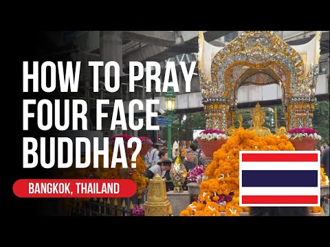 Four Face Buddha in Erawan Shrine Bangkok Phra Phrom