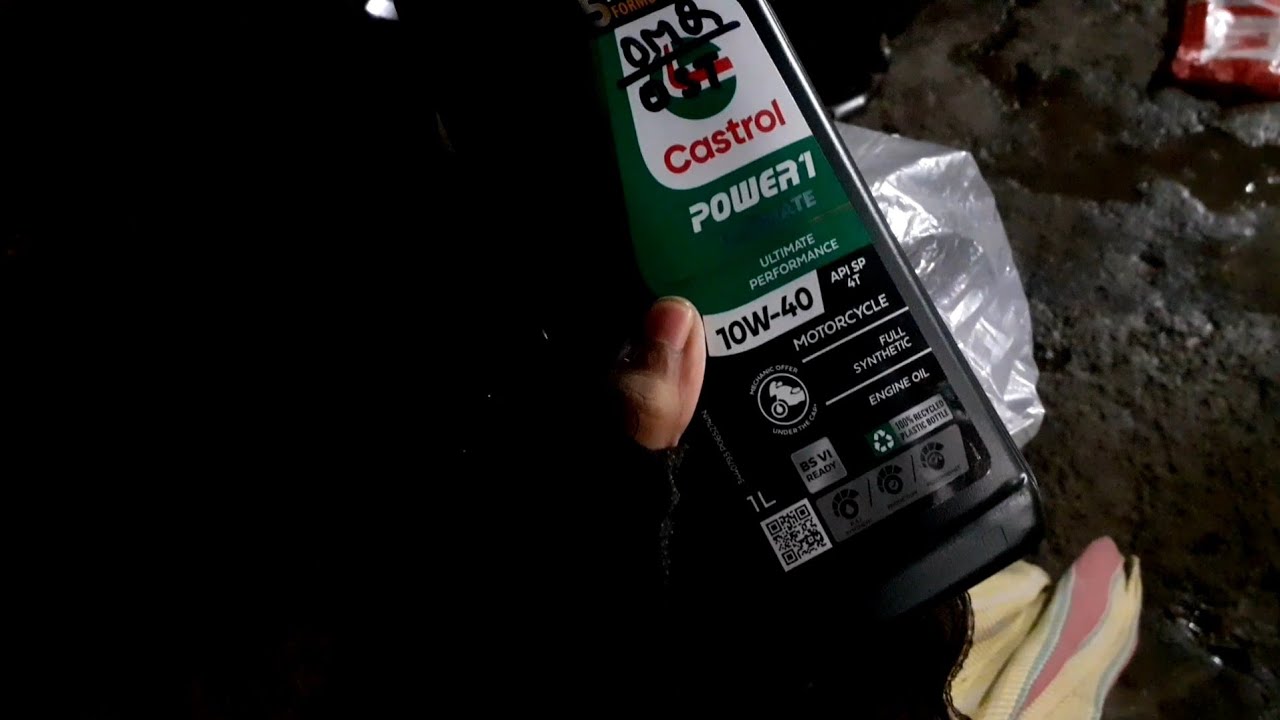 Bike ka Engine Oil ko kiya change || Castrol Power 1 Ultimate 10W 40 || Daily Vlog