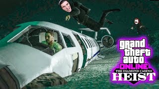 Wir TAUCHEN zu einem abgestürztem FLUGZEUG (Pilot lebt noch) | GTA 5 Online Casino Heists screenshot 2