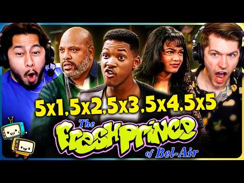 Thumbnail for THE FRESH PRINCE OF BEL-AIR (1994) 5x1, 5x2, 5x3, 5x4 & 5x5 Reaction! | Will Smith w/ Jaby Koay