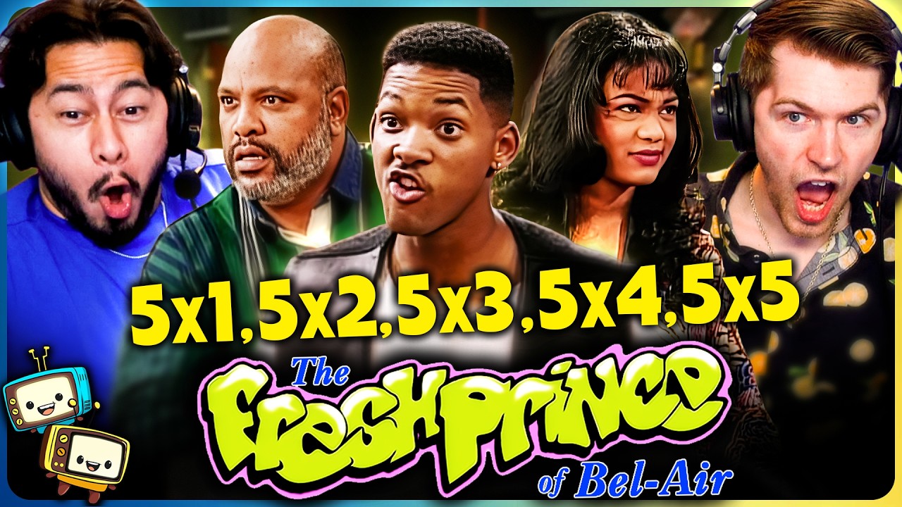 THE FRESH PRINCE OF BEL-AIR (1994) 5x1, 5x2, 5x3, 5x4 & 5x5 Reaction! | Will Smith w/ Jaby Koay