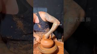 How to make pottery from clay #shortsyoutube