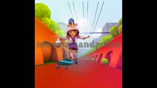 Subway Surfers Jia Unicorn Outfit With Catrine Animation Request By