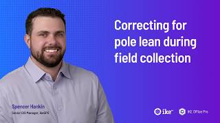 Correcting for pole lean during field collection
