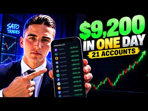 How I Made $9,200 in ONE Day Trading Prop Firms