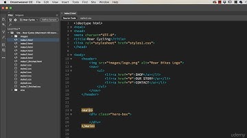 Dreamweaver CC 2018 - Introduction to responsive web design : Building the HTML
