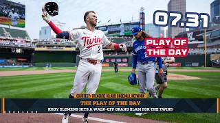Play of the Day: Kody Clemens hits a walk-off grand slam for the Twins | 7/31/26
