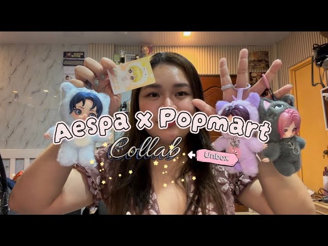 I got the Aespa x POP MART fluffy club plush🥹💜 - YouTube