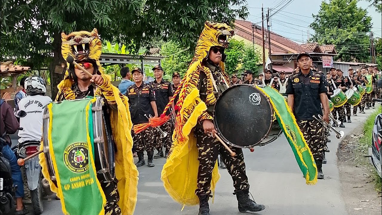 Corps Drumband GP ANSOR PECABEAN, Pawai ta'aruf MDTU NURUNNAJAH Lawatan 