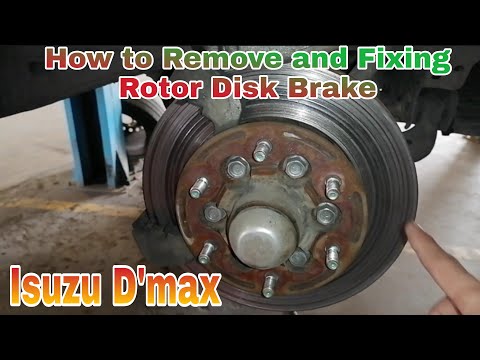 How to Remove and Fixing Rotor Disk Brake Isuzu D'Max