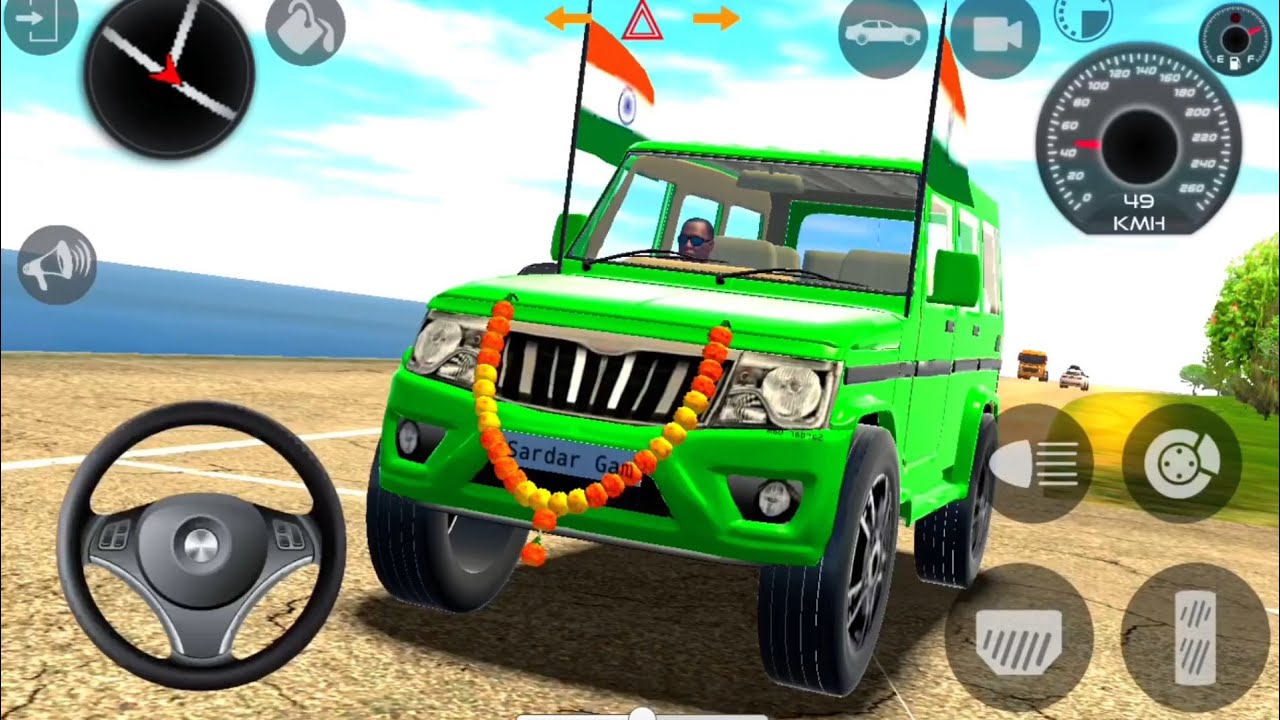 3D Car Simulator Game - (Mahindra Bolero) - Driving in India - Car Game Android Gameplay 