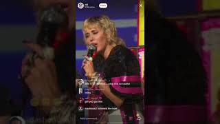 Miley Cyrus Angels Like You Super Bowl LIVE