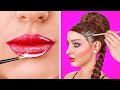 КРУТЫЕ МЕЙКАП-ПРЕОБРАЖЕНИЯ || Невероятный SFX-макияж куклы! Лайфхаки, как снять макияж от 123 GO!